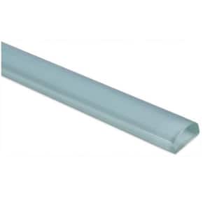 Misty Blue 3/4 in. x 12 in. x 11 mm Glass Pencil Liner Trim Wall Tile