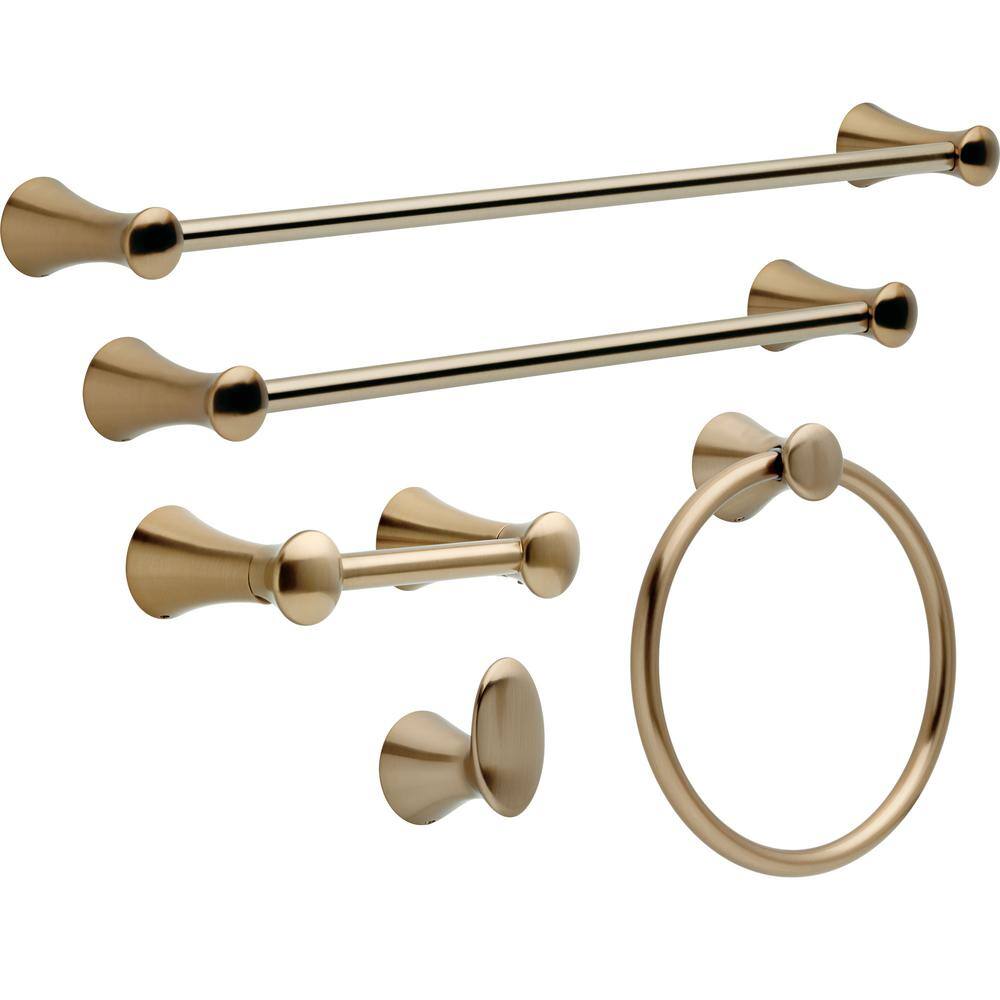 Champagne Bronze Stainless Steel Wall Mounted Towel Bar