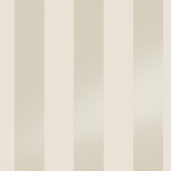 Laura Ashley Lille Pearlescent Stripe Linen Unpasted Removable Wallpaper Sample