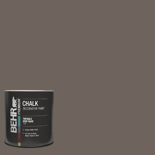 BEHR 1 qt. #N360-6 Patio Stone Interior Chalk Finish Paint