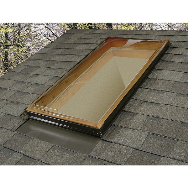 SUN-TEK 22-1/2 in. x 46-1/2 in. Polycarbonate Fixed Curb Mount