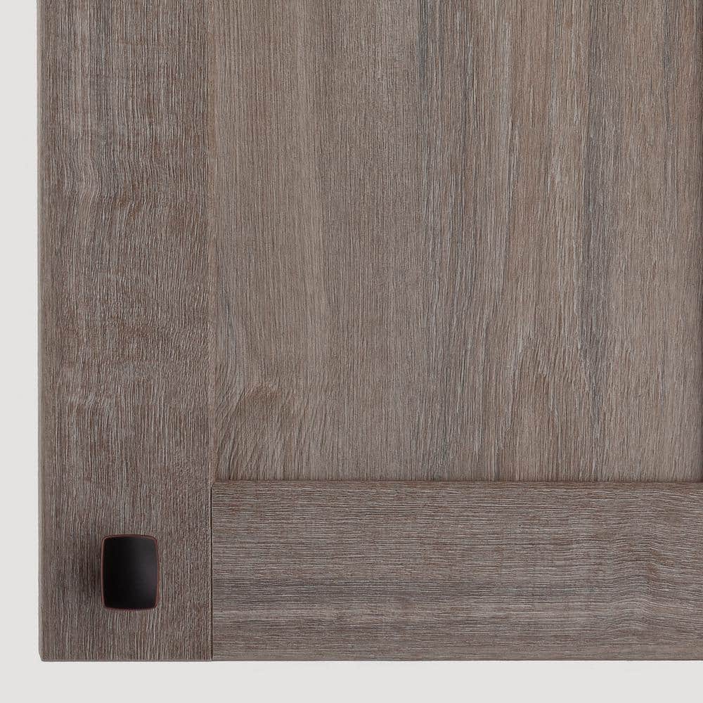 Grayson Oil Rubbed Bronze Rectangular Cabinet Knob with Mounting Hardware