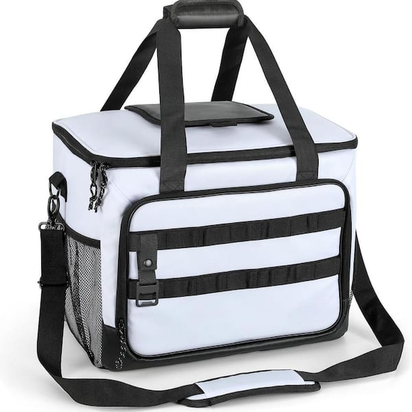 34 qt. Leakproof Large Soft-Side Cooler Bag with Adjustable Shoulder Straps Portable Insulated for Travel Camping Picnic