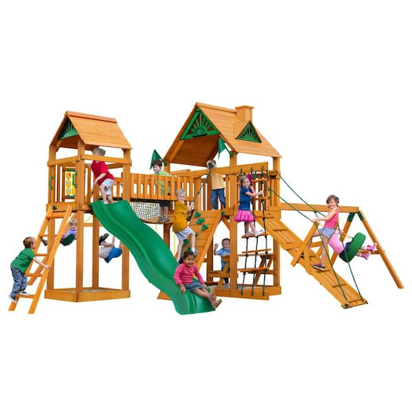 Agame paradise deals peak wooden playset