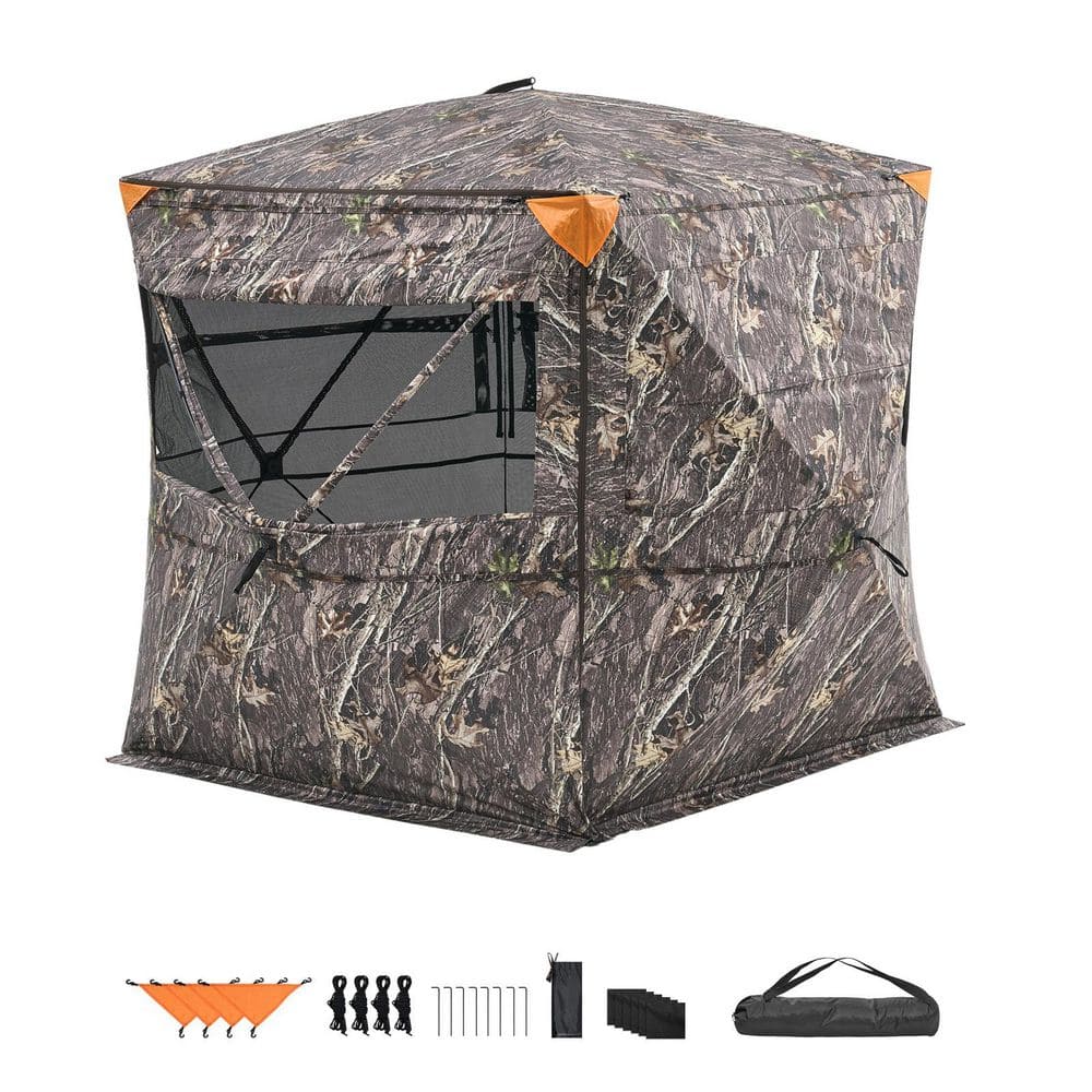 SKYSHALO Hunting Blind, Durable Concealed Shelter with Silent Zipper ...