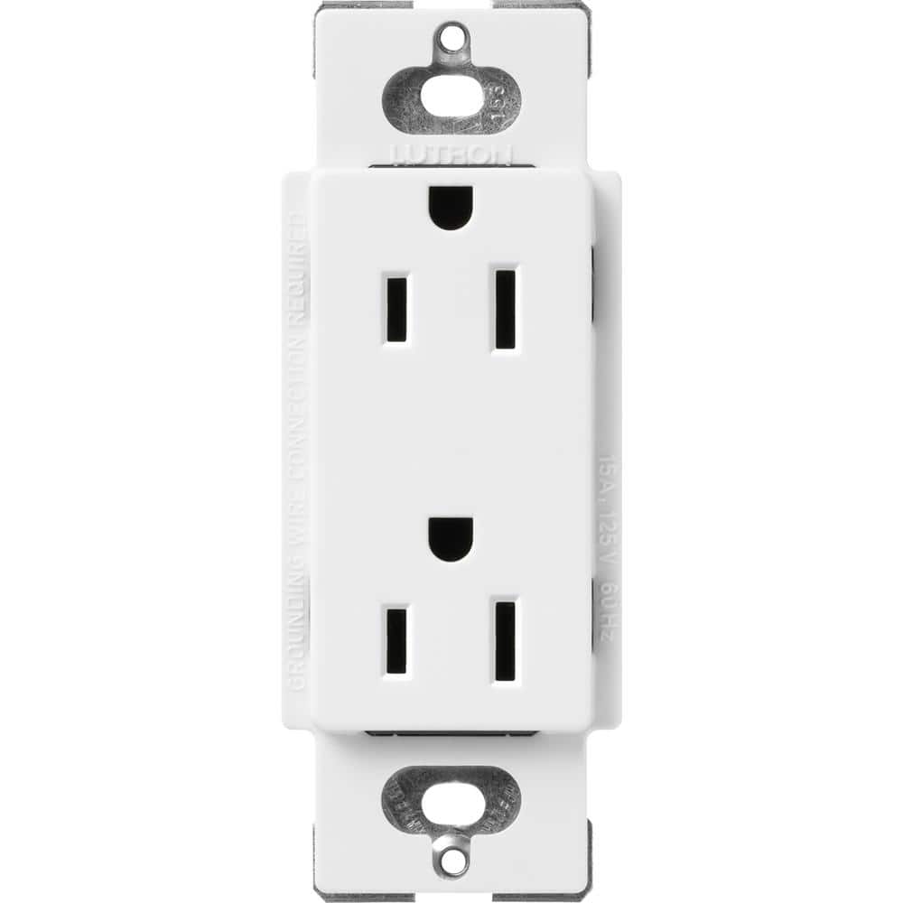 Claro 15 Amp Duplex Outlet, Snow (SCR-15-SW) price history on PriceWatchPro