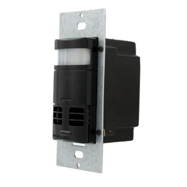 Leviton Multi-Technology PIR/ Wall Switch and Occupancy Motion Sensor, Black