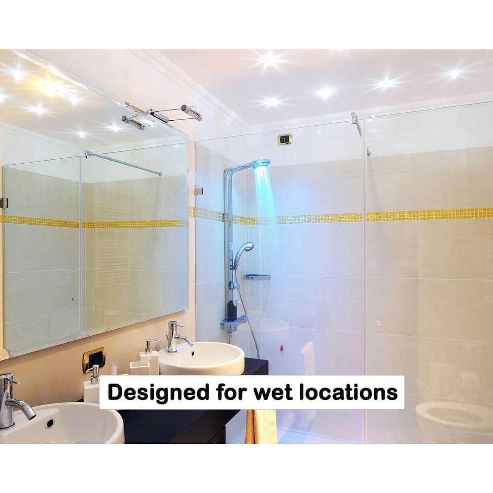 White 4'' LED Retrofit Recessed Lighting Kit
