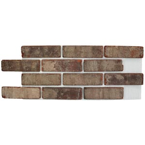 28 in. x 10.5 in. x 0.5 in. Brickwebb Highland Thin Brick Sheets (Box of 5-Sheets)