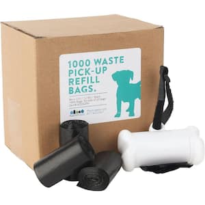 .25 Gal. Black Dog Waste Pick-Up Bags (Case of 1000 Bags)