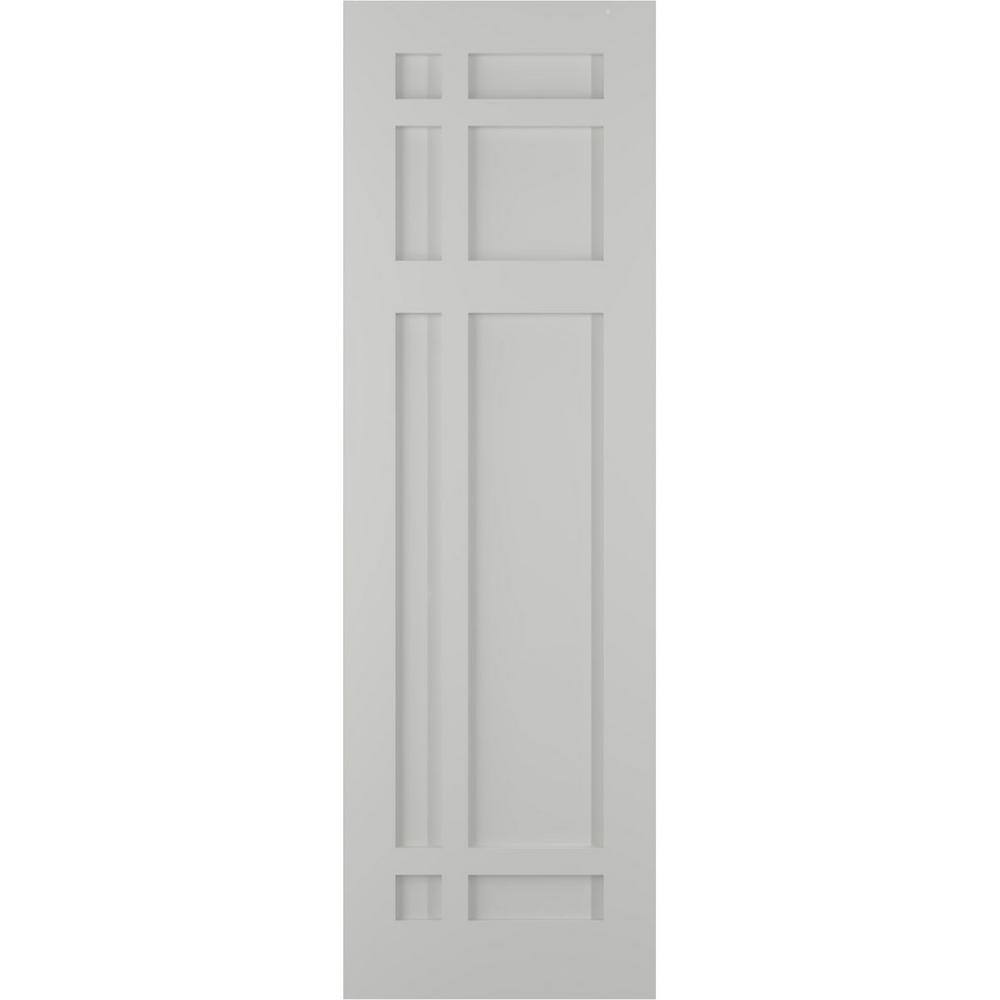12 in. x 43 in. True Fit Flat Panel PVC San Juan Capistrano Mission Style Fixed Mount Shutters Pair in Hailstorm Gray price history on PriceWatchPro