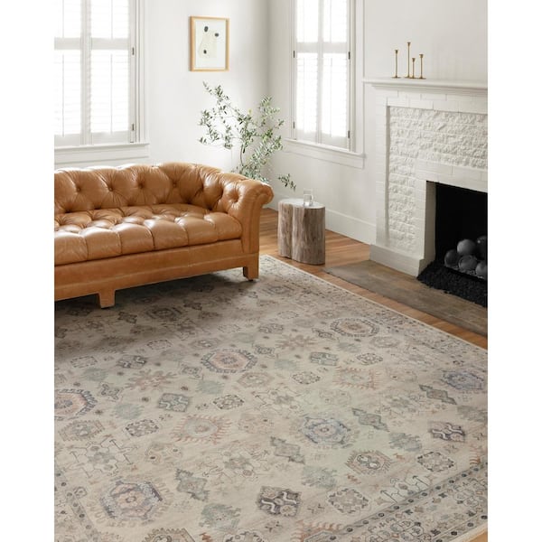 Printed Oriental Area Rug, Blush outlets / Multi, Perfect Blend of Vintage and Modern, Transitional Indoor Rug