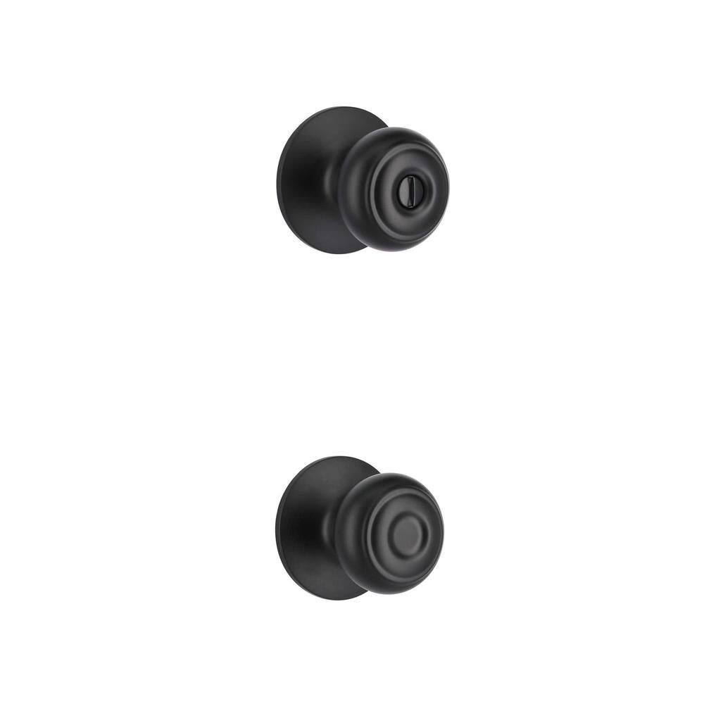 Defiant Hartford Matte Black Bed/Bath Door Knob and Hall/Closet Door ...