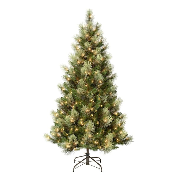 National Tree Company First Traditions 6 ft. Charleston Pine Artificial Christmas Tree with Clear Lights