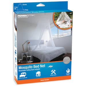 108 in. x 98 in. Mosquito Bed Net with Removable Ceiling Hook Included