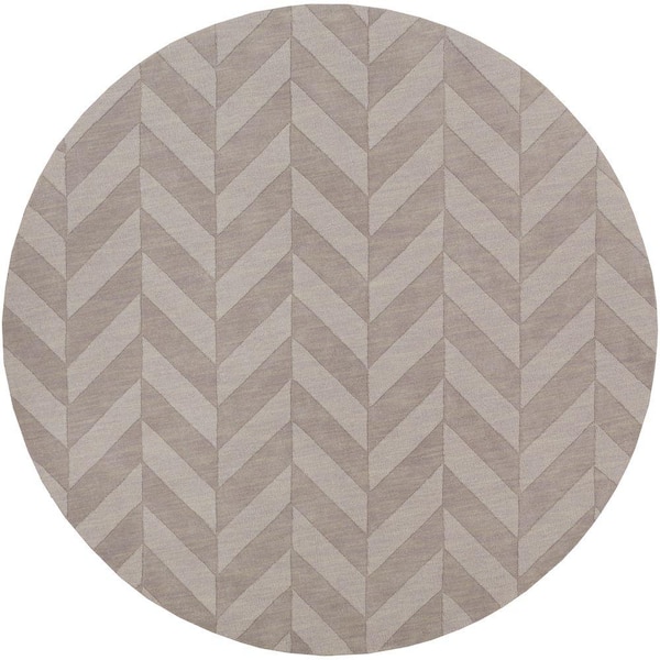 Artistic Weavers Central Park Carrie Gray 8 ft. x 8 ft. Round Indoor Area Rug