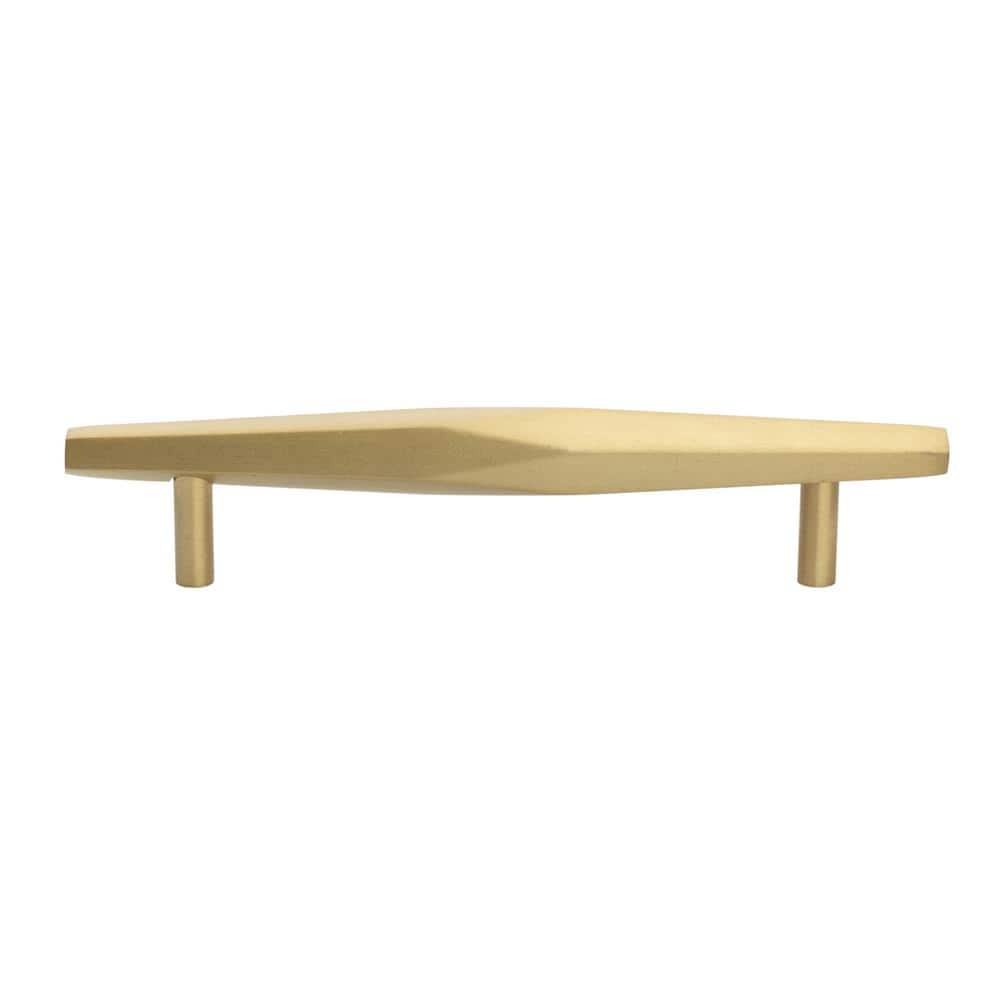 7-Inch Satin Gold Brushed Modern Industrial Bar Pull