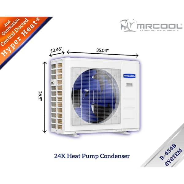 MRCOOL 2nd Gen Central Ducted Hyper Heat Complete System