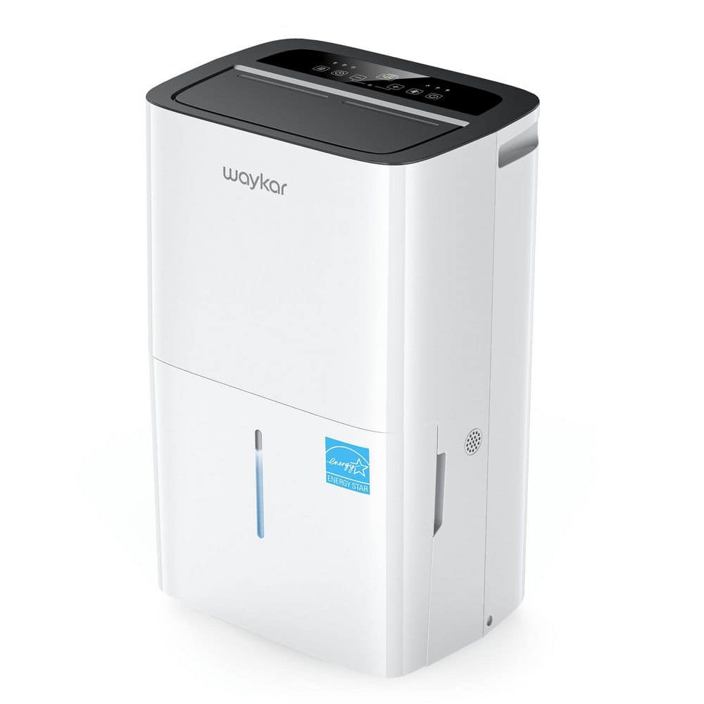150 pt. 7,500 sq. ft. Energy Star Dehumidifier with Drain Hose, Bucket, Auto Swing ,Timer for Basement in White price history on PriceWatchPro