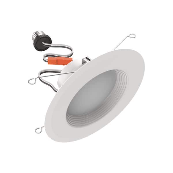 Ultra Bright 150W equivalent Integrated LED Recessed Light Trim 6 in. Wafer Downlight  5 CCT Dimmable Bulb 1-Pack