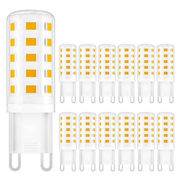 40-Watt Equivalent Bright White (3000K) No-Dimmable G9 LED Light Bulb (12-Pack)