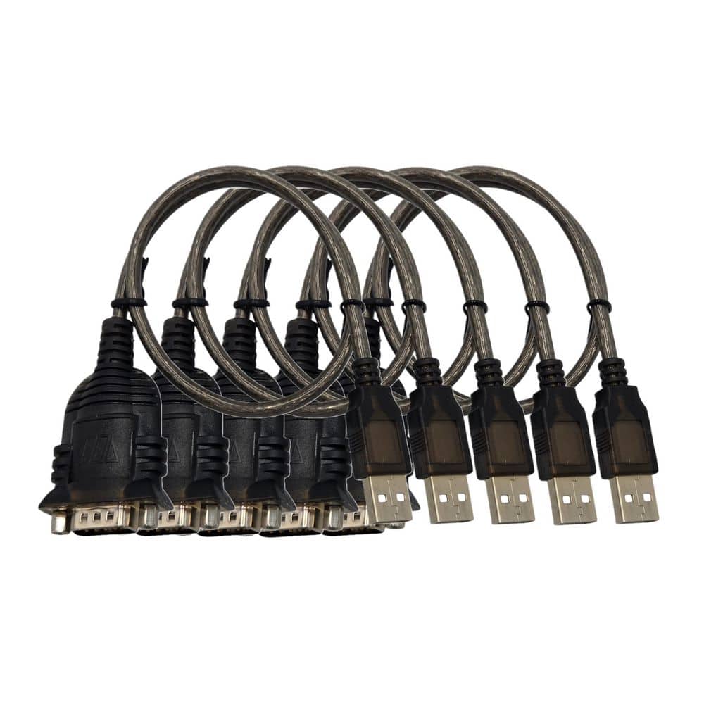 USB 2.0 to Serial DB9 Adapter for Windows 11/10/8/7/XP/Vista 5-Pack price history on PriceWatchPro
