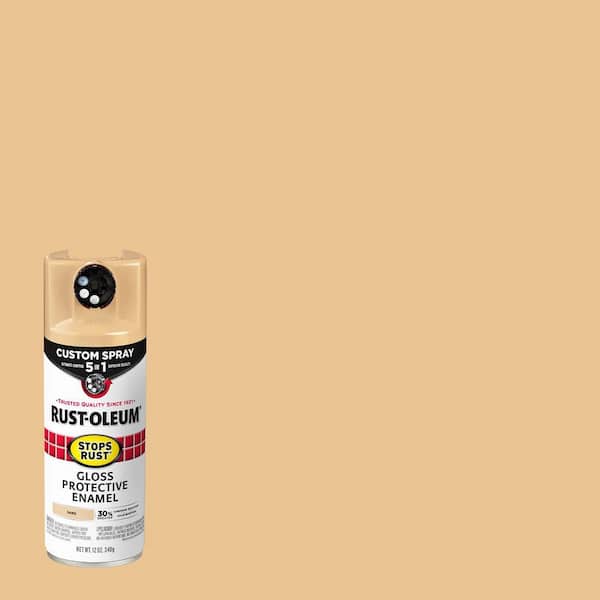 Rust-Oleum Stops Rust 12 oz. Custom Spray 5-in-1 Gloss Sand Spray Paint (Case of 6)