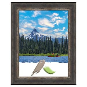 Bark Rustic Char Picture Frame Opening Size 18 x 24 in.