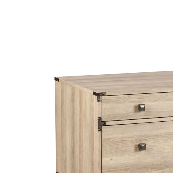 light oak lateral file cabinet