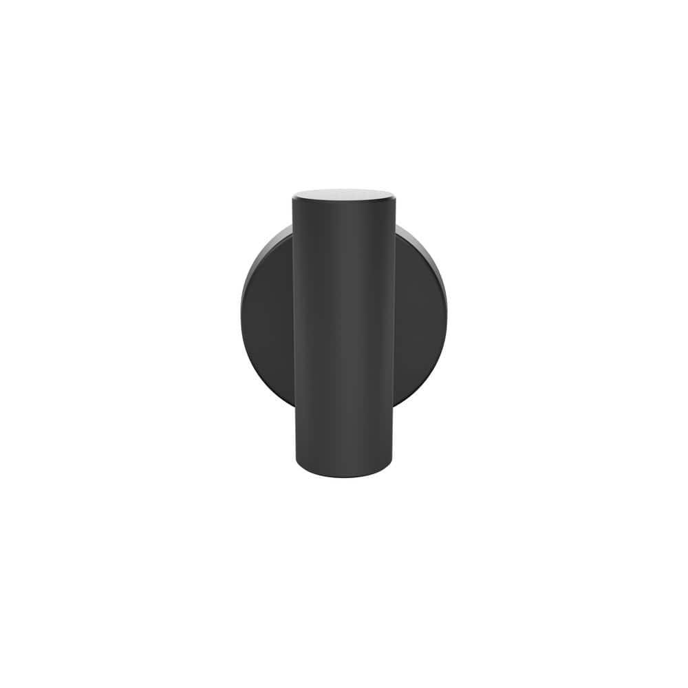 Matte Black Modern Minimalist Single Prong Robe Hook