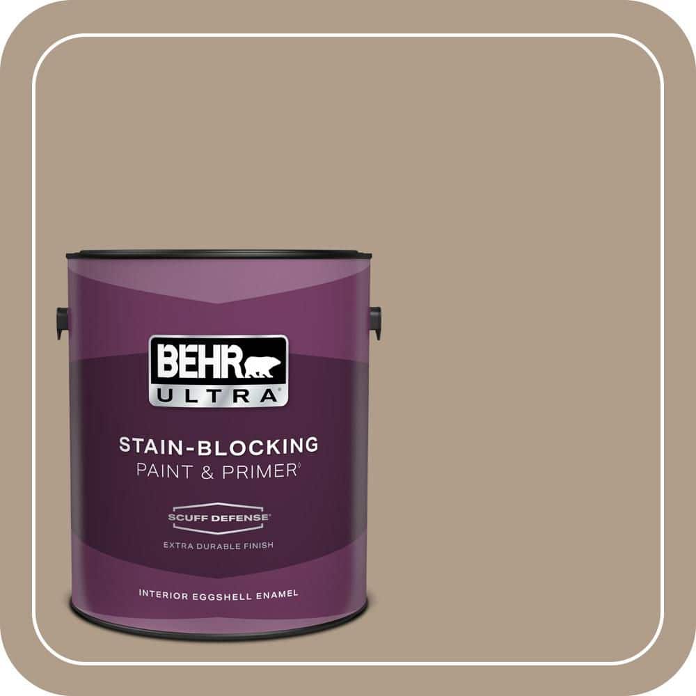 1 gal. #BNC-14 Over the Taupe Extra Durable Eggshell Enamel Interior Paint & Primer price history on PriceWatchPro