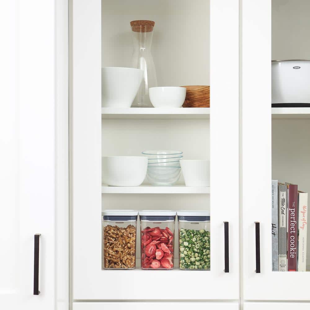 White BPA-Free 3-Piece Plastic Food Storage Container Set