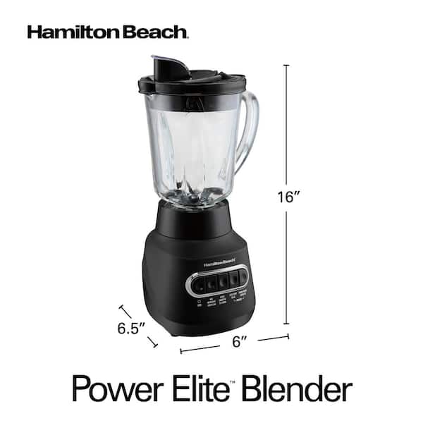  Hamilton Beach Blender and Food Processor Combo, Grey & Black  (58163) & 40864 Electric Tea Kettle, Water Boiler & Heater, Cordless, 1.7 L,  Clear Glass: Home & Kitchen