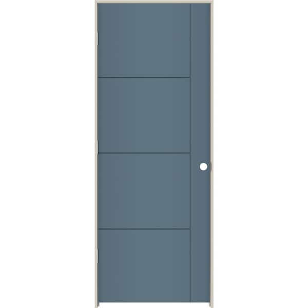 JELD-WEN 30 in. x 80 in. Right-Hand Solid Core Colony Composite Single Prehung Interior Door
