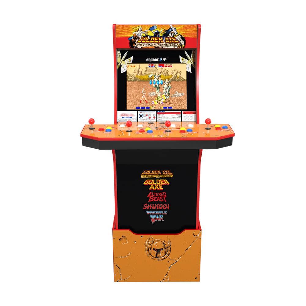 ARCADE1UP Golden Axe Arcade with Riser and Light Marquee 195570001356 - The  Home Depot