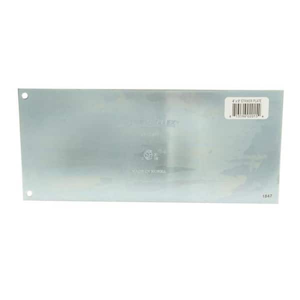 HOME-FLEX 4 in. x 9 in. Tempered Steel Striker Plate 11-3070SP