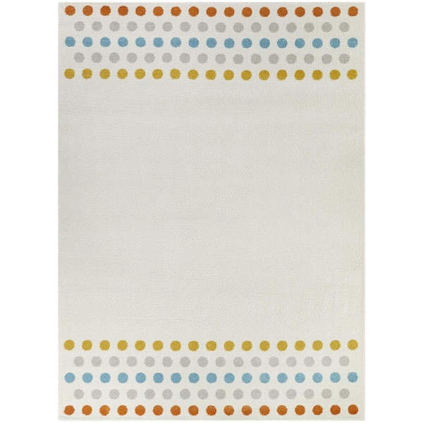 BALTA Dots Ivory 5 ft. 3 in. x 7 ft. Dots Area Rug