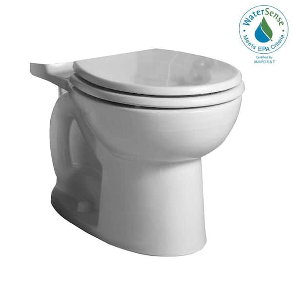 American Standard Cadet 3 Right Height Universal Round Front Toilet Bowl Only in White
