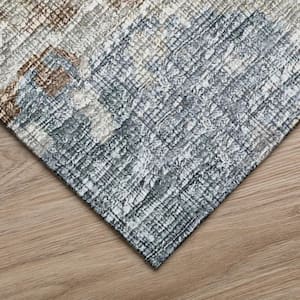Accord Multi 2 ft. 3 in. x 7 ft. 6 in. Abstract Indoor/Outdoor Washable Area Rug