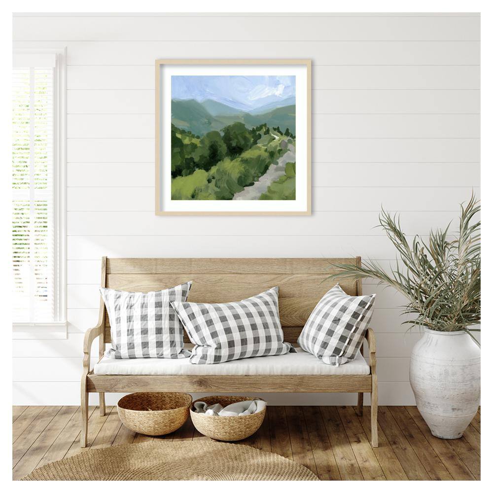 Victoria Barnes Tree Lined Path I Framed Scenic Print