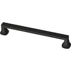 Mandara 6-5/16 in. (160 mm) Matte Black Drawer Pull