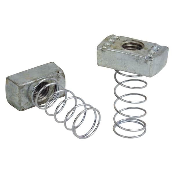 Superstrut 1/2 in. Strut Fitting Channel Spring Nuts (10 Packs of 5/Case - 50 Total Pieces)