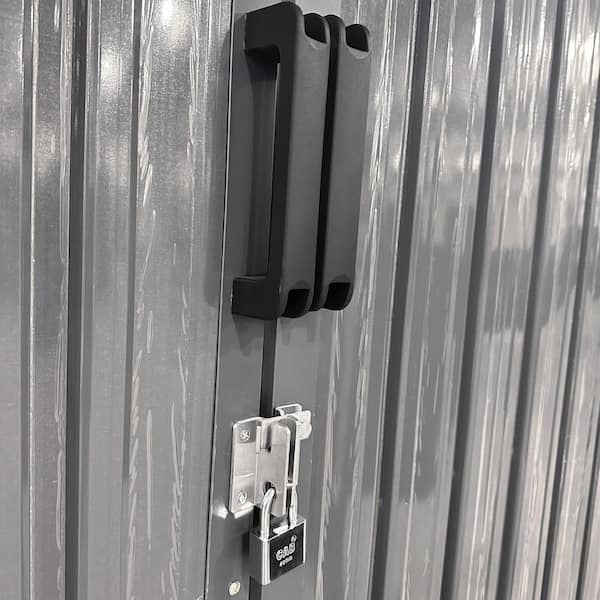 20 ft. W x 13 ft. D Metal Shed with Double Door 260 (sq ft)