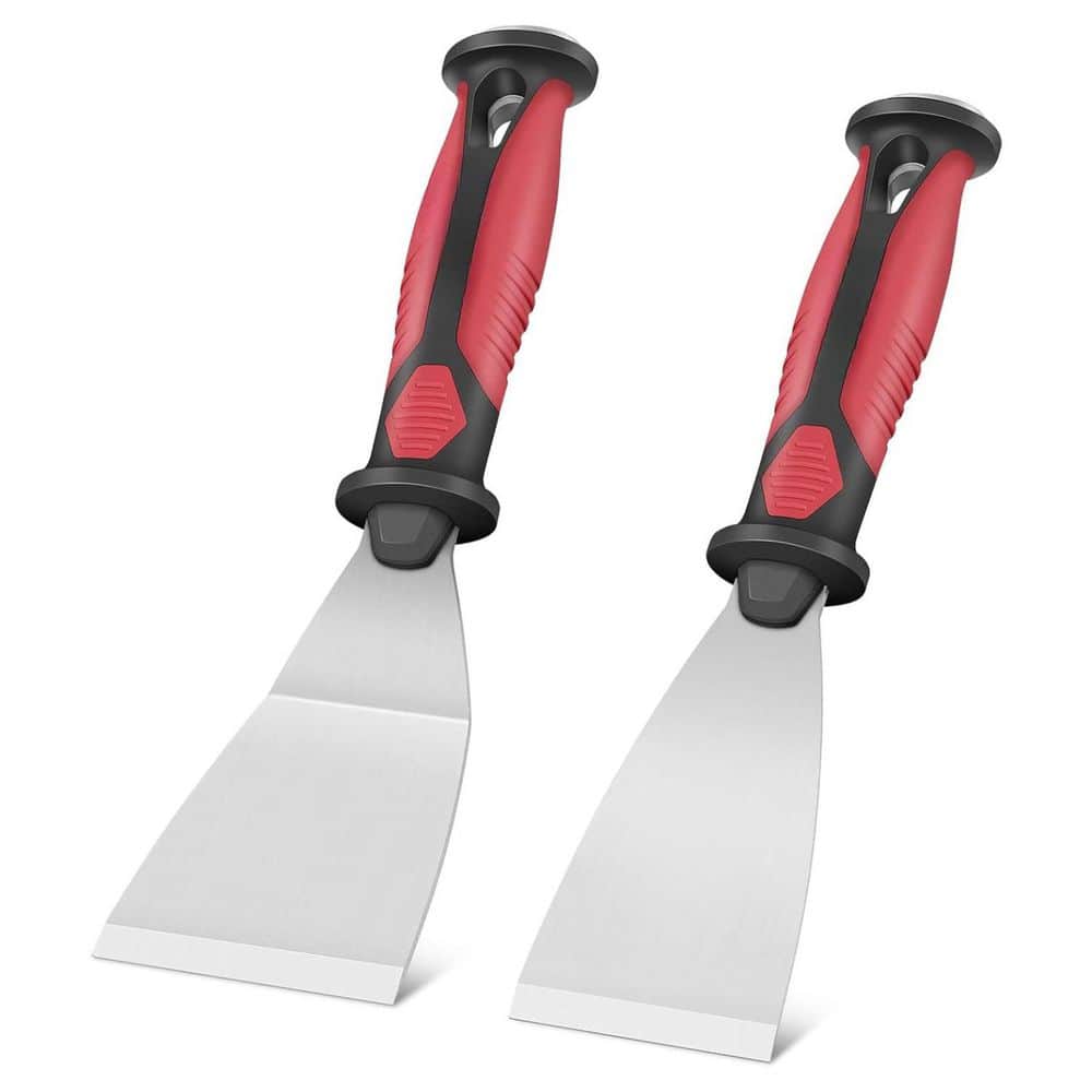 2.5 in and 3 in Stainless Steel Joint Taping Knife with Ergonomic Non-Slip Handle for Heavy Duty Scraping and Spreading price history on PriceWatchPro