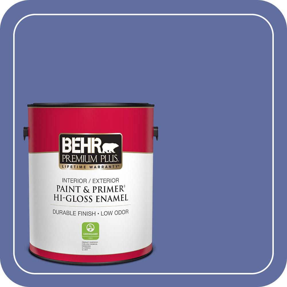 1 gal. #610B-6 Stained Glass Hi-Gloss Enamel Interior/Exterior Paint & Primer price history on PriceWatchPro
