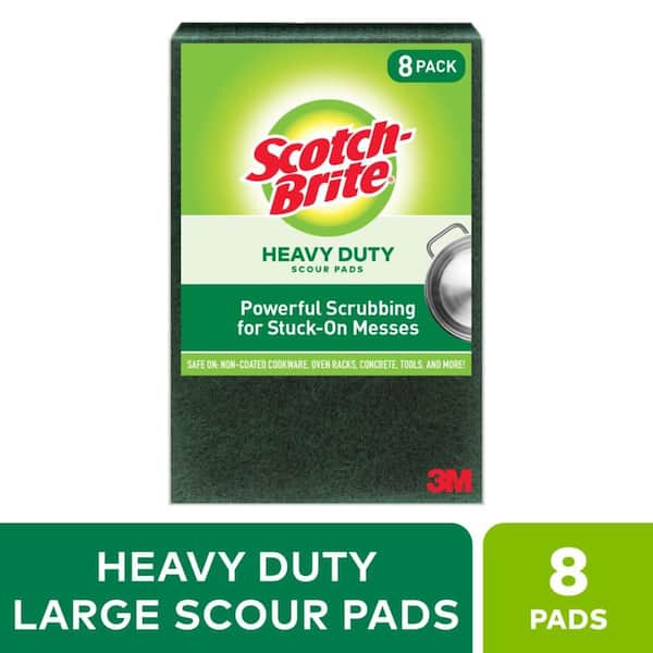 Commercial Size Heavy-Duty Scour Pad (8-Pack)
