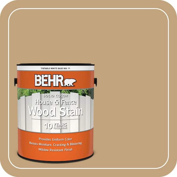 1 gal. #SC-145 Desert Sand Solid Color House and Fence Exterior Wood Stain