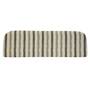Nature Outdoor Cushion Bench in Taupe 60 x 18 - Includes 1-Bench Seat Cushion