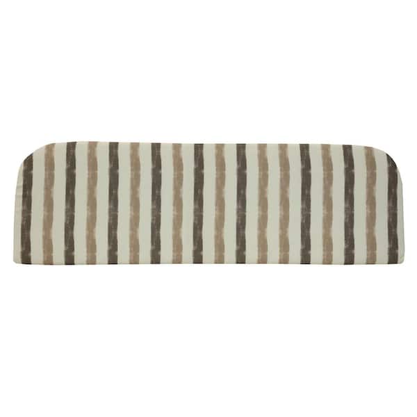 OUTDOOR DECOR BY COMMONWEALTH Nature Outdoor Cushion Bench in Taupe 60 x 18 - Includes 1-Bench Seat Cushion