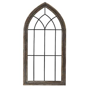 Wood & Metal Cathedral Wall Decor